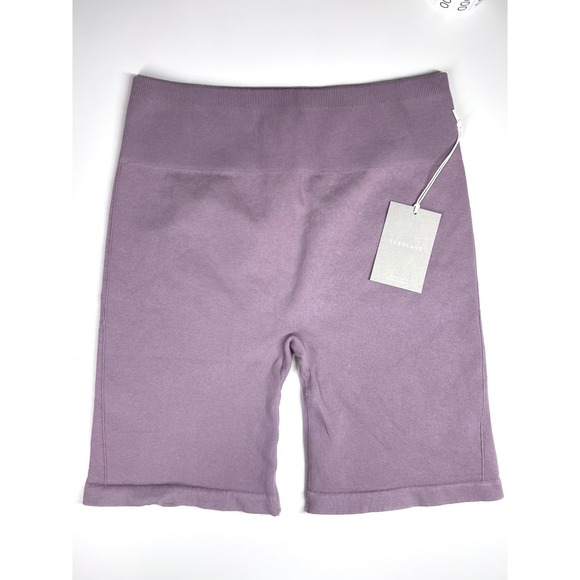 Everlane Pants - Everlane Seamless Bike Short Light Purple Ribbed High Rise Activewear XL/XXL